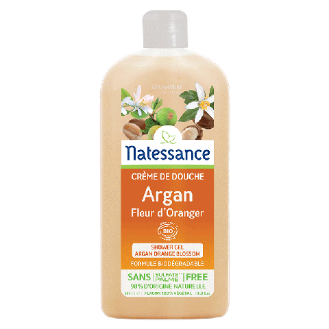 Crme de douche nourrissante  l'huile d'Argan et  la Fleur doranger