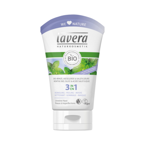 Lavera 3en1 Nettoyant gommage masque