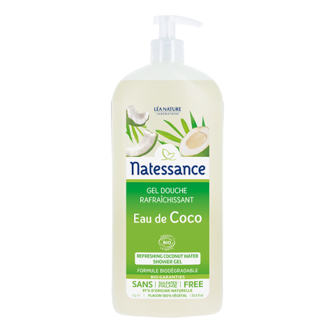 Gel douche rafraichissant  l'Eau de coco