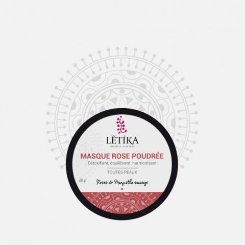 MASQUE ROSE POUDRE  Dtoxifiant, Bonne Mine